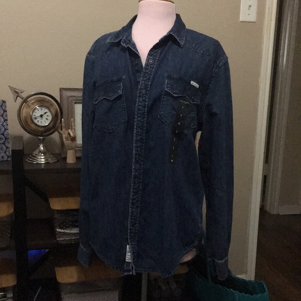 Lucky Brand Jean Button Up Shirt